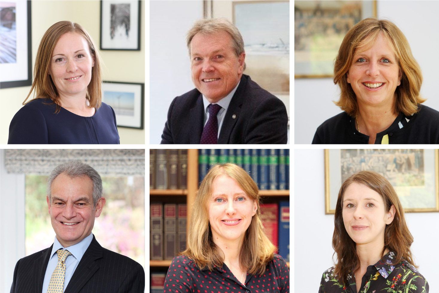 Some of the team of solicitors at Dickins Hopgood Chidley solicitors LLP